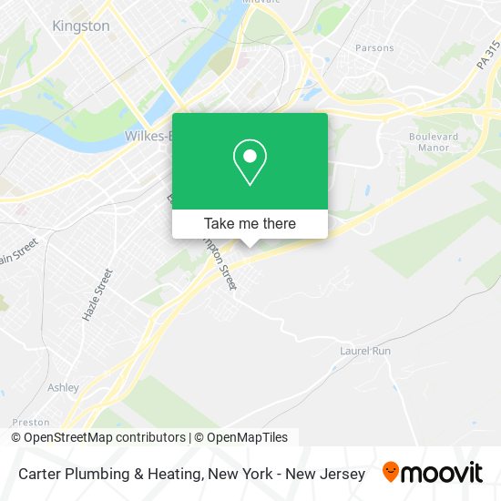 Carter Plumbing & Heating map