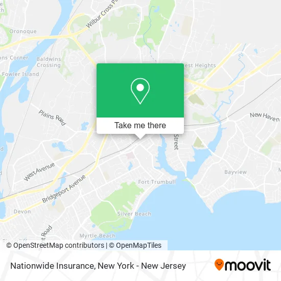 Nationwide Insurance map