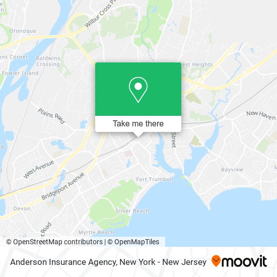 Mapa de Anderson Insurance Agency