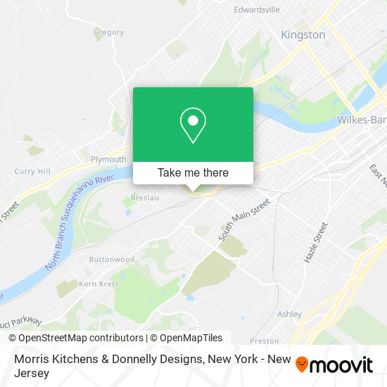 Morris Kitchens & Donnelly Designs map