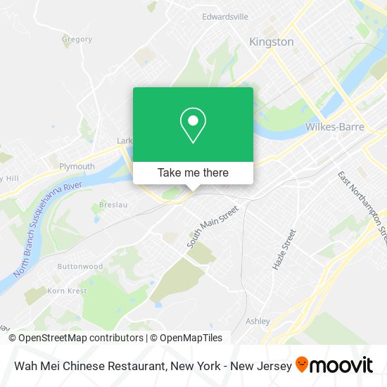 Mapa de Wah Mei Chinese Restaurant