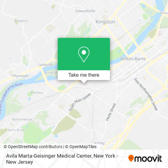 Avila Marta-Geisinger Medical Center map