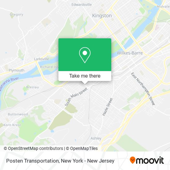 Mapa de Posten Transportation