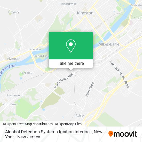 Mapa de Alcohol Detection Systems Ignition Interlock