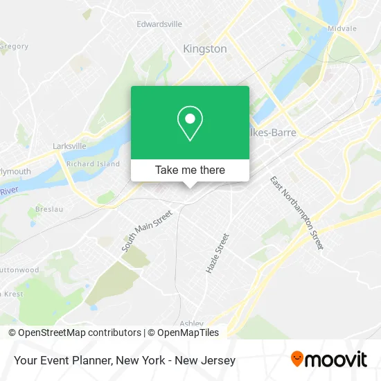 Your Event Planner map