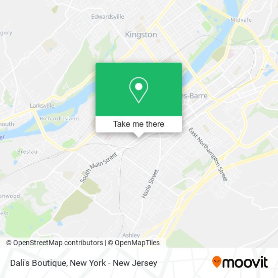 Mapa de Dali's Boutique