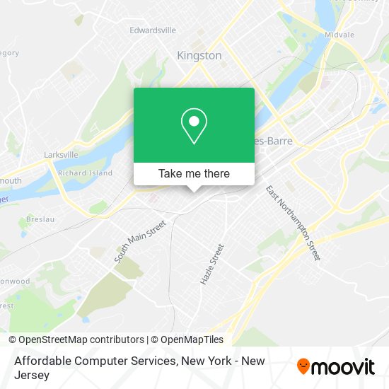 Affordable Computer Services map