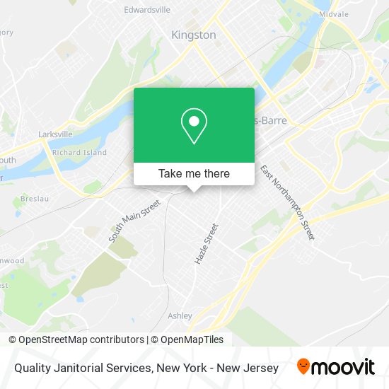 Quality Janitorial Services map