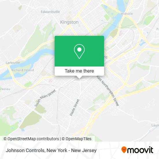 Johnson Controls map