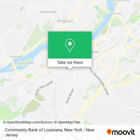 Mapa de Community Bank of Louisiana