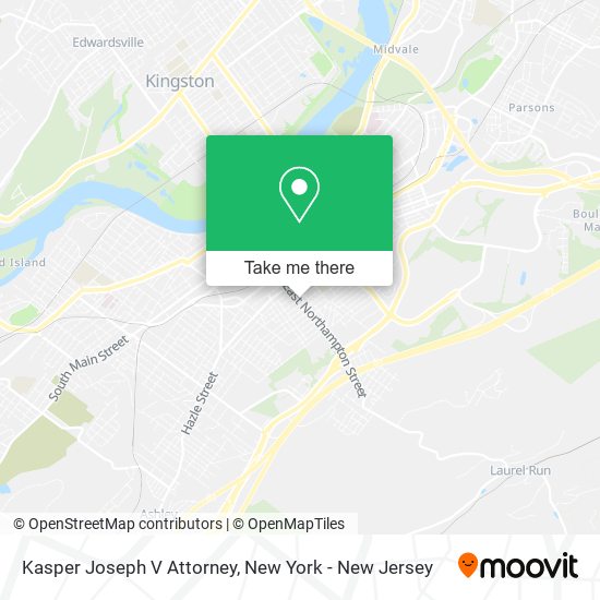 Mapa de Kasper Joseph V Attorney