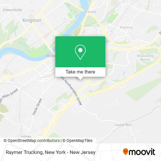 Raymer Trucking map