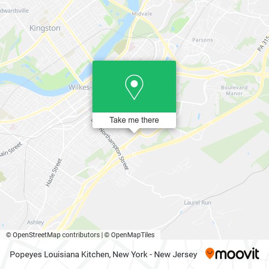 Popeyes Louisiana Kitchen map