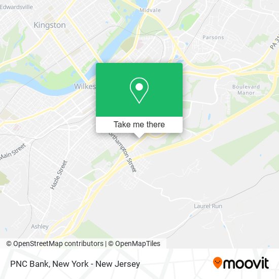 PNC Bank map