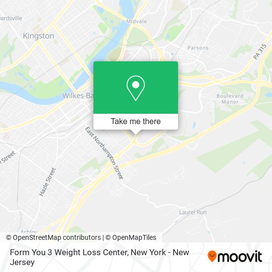 Mapa de Form You 3 Weight Loss Center