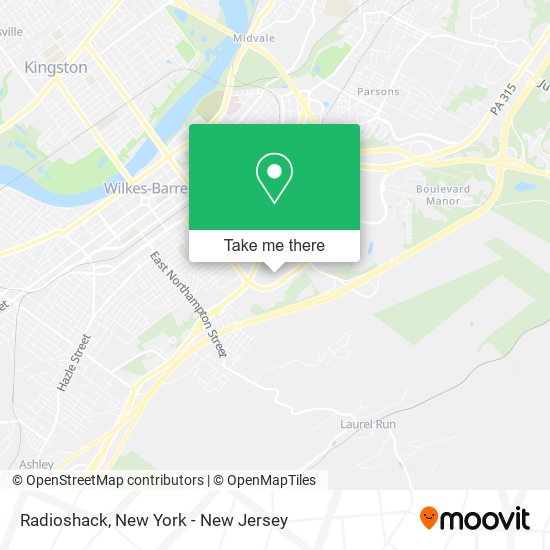 Radioshack map