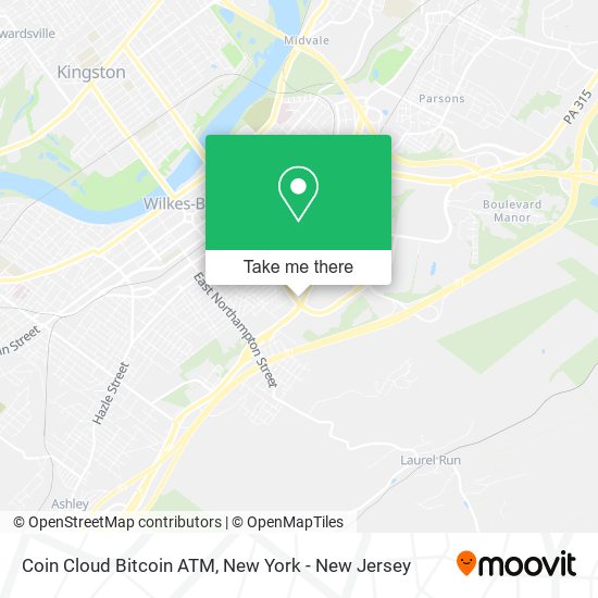Mapa de Coin Cloud Bitcoin ATM