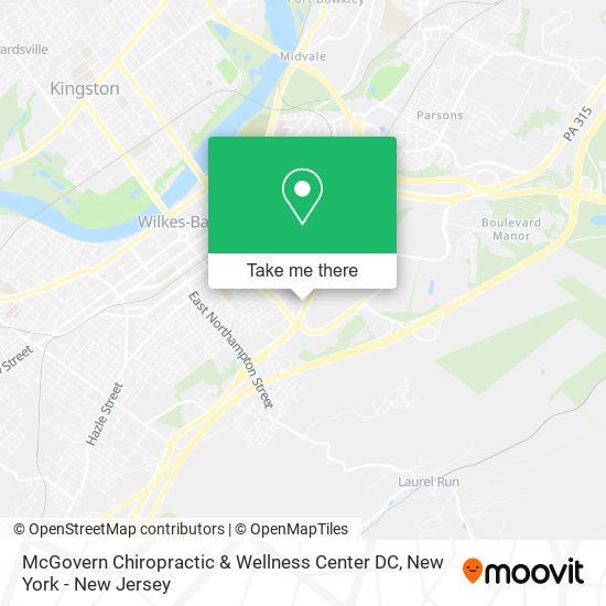 Mapa de McGovern Chiropractic & Wellness Center DC