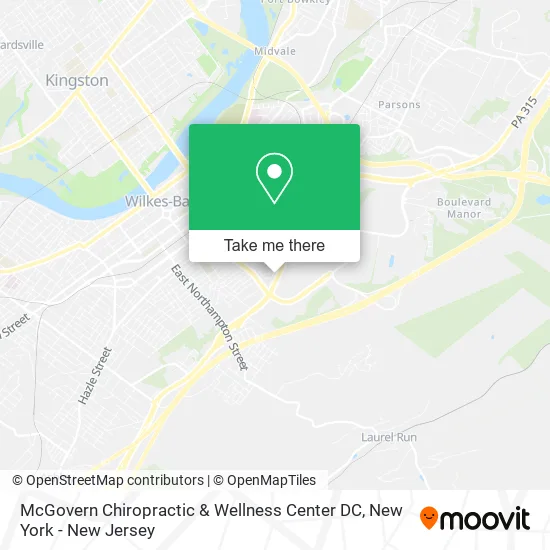 McGovern Chiropractic & Wellness Center DC map