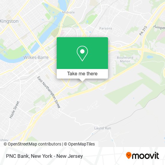 PNC Bank map