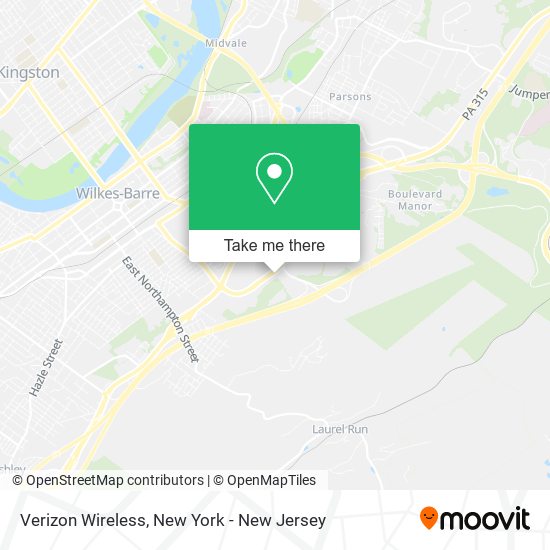 Verizon Wireless map