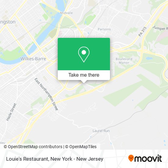 Mapa de Louie's Restaurant