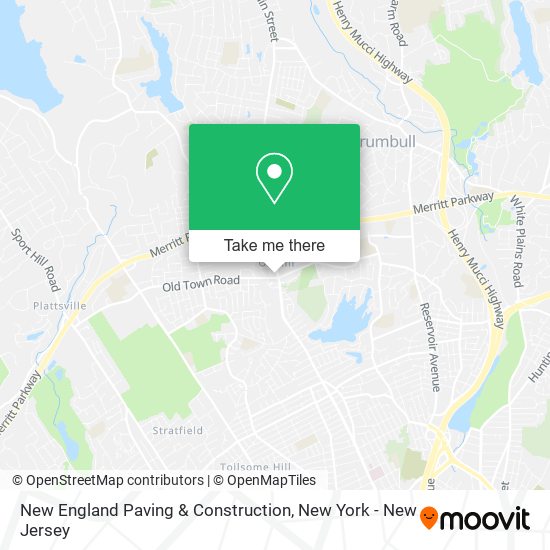 New England Paving & Construction map