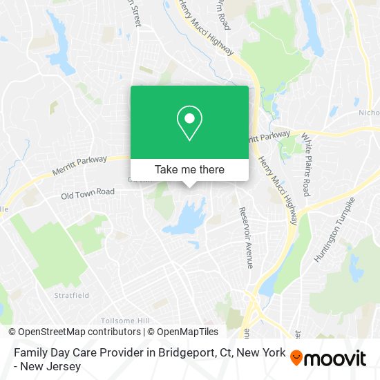 Mapa de Family Day Care Provider in Bridgeport, Ct