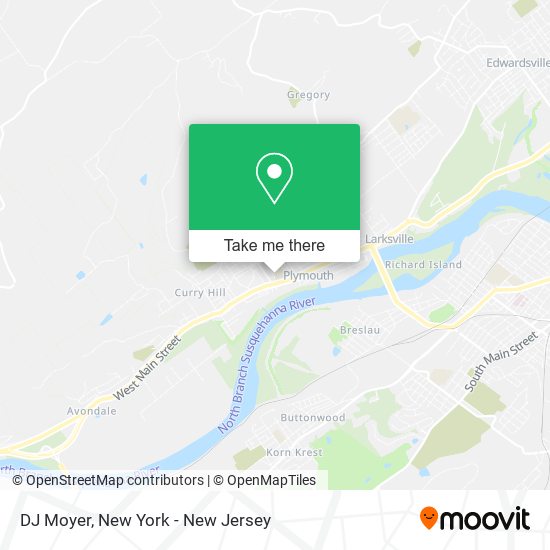 DJ Moyer map