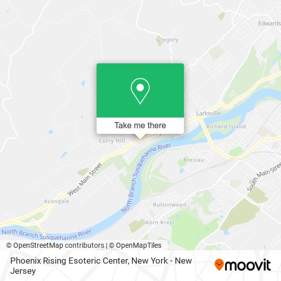 Phoenix Rising Esoteric Center map
