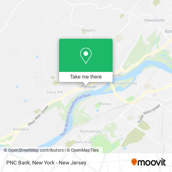 PNC Bank map