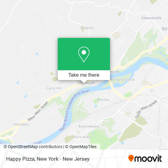 Happy Pizza map