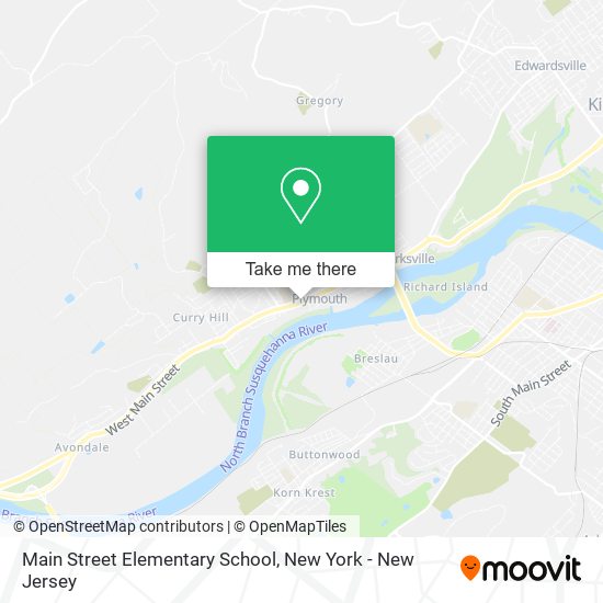 Mapa de Main Street Elementary School