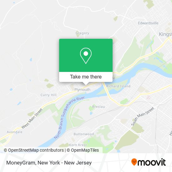 MoneyGram map