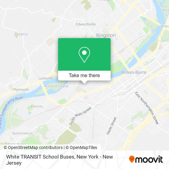 White TRANSIT School Buses map