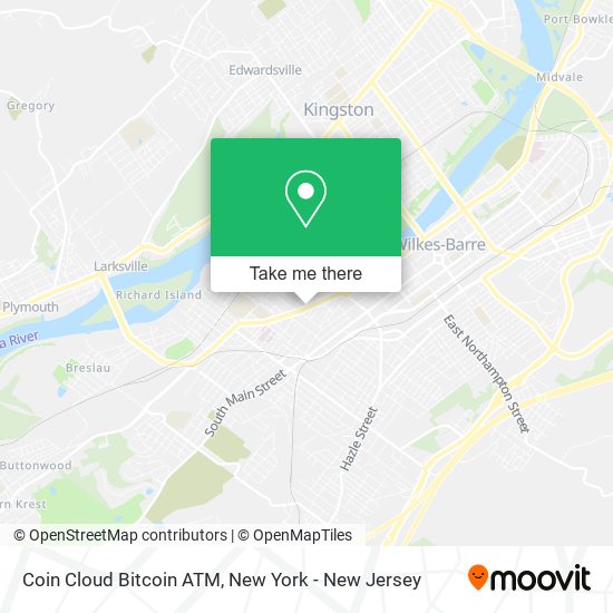 Coin Cloud Bitcoin ATM map