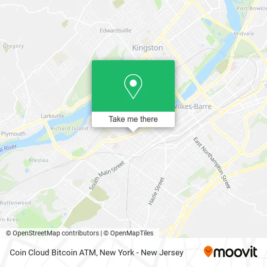 Coin Cloud Bitcoin ATM map