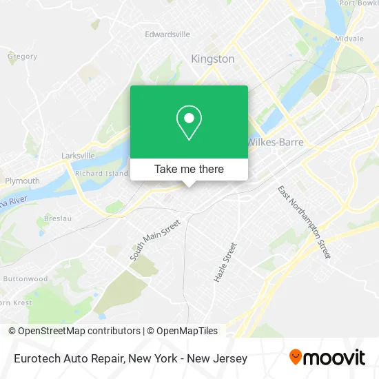 Eurotech Auto Repair map