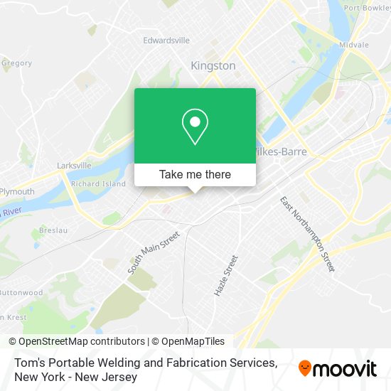 Mapa de Tom's Portable Welding and Fabrication Services