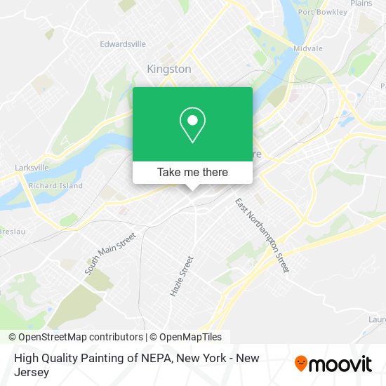 High Quality Painting of NEPA map