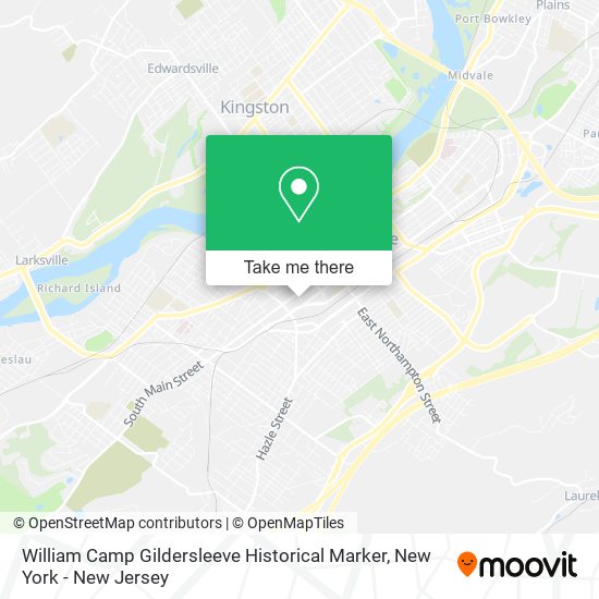 William Camp Gildersleeve Historical Marker map