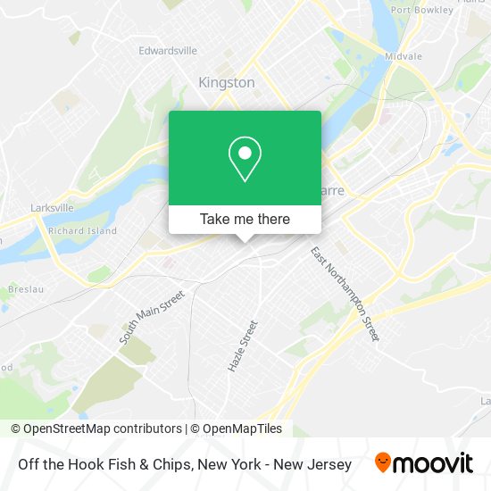 Mapa de Off the Hook Fish & Chips