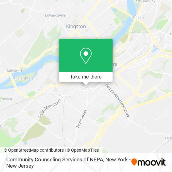 Mapa de Community Counseling Services of NEPA