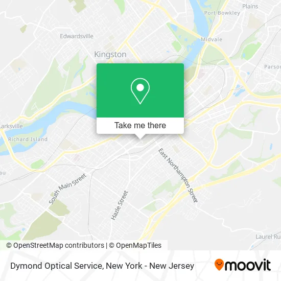 Dymond Optical Service map