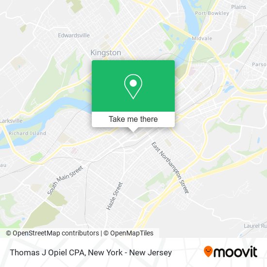 Mapa de Thomas J Opiel CPA