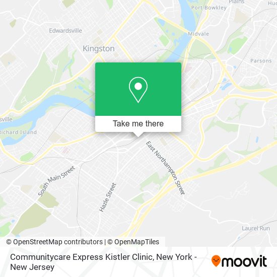 Mapa de Communitycare Express Kistler Clinic