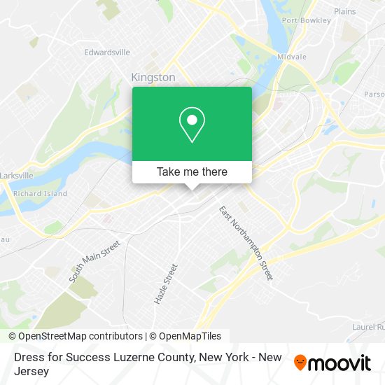 Mapa de Dress for Success Luzerne County