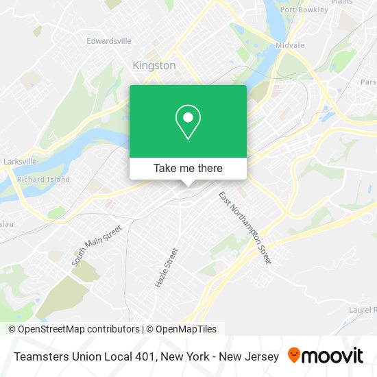 Mapa de Teamsters Union Local 401