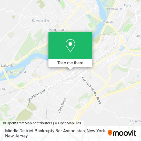 Middle District Bankrupty Bar Associates map