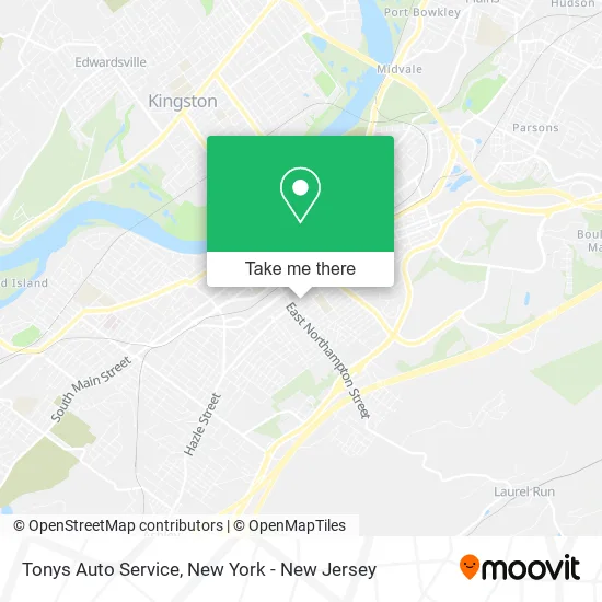 Tonys Auto Service map